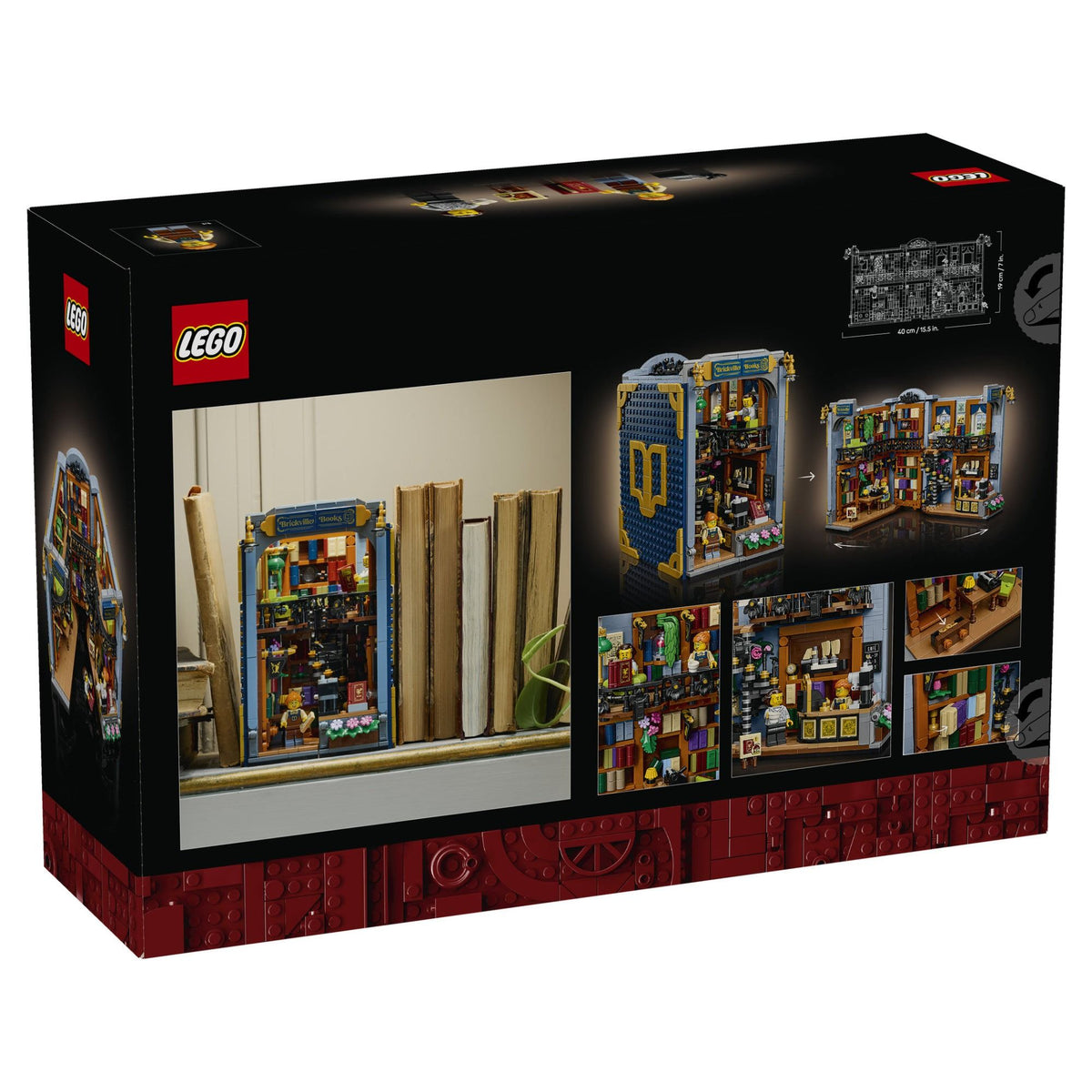 LEGO Icons Bookshop Book Nook 11379