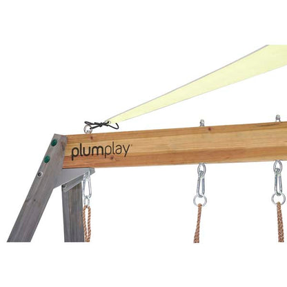 Plum Siamang Wooden Outdoor Playset Swing, Slide & Climbing Frame for Backyard Fun