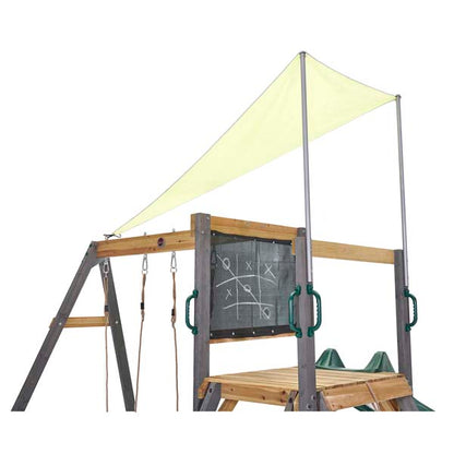 Plum Siamang Wooden Outdoor Playset Swing, Slide & Climbing Frame for Backyard Fun
