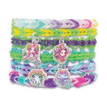 Rainbow Loom Nebulous Stars Charm Bracelet Set