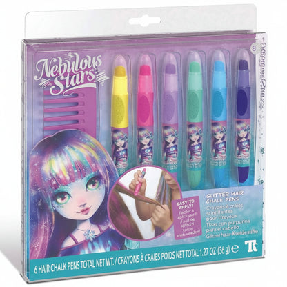 Nebulous Stars Glitter Hair Chalk Pens