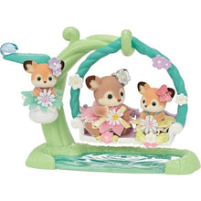 Sylvanian Families Deer Babies Floral Swing Set