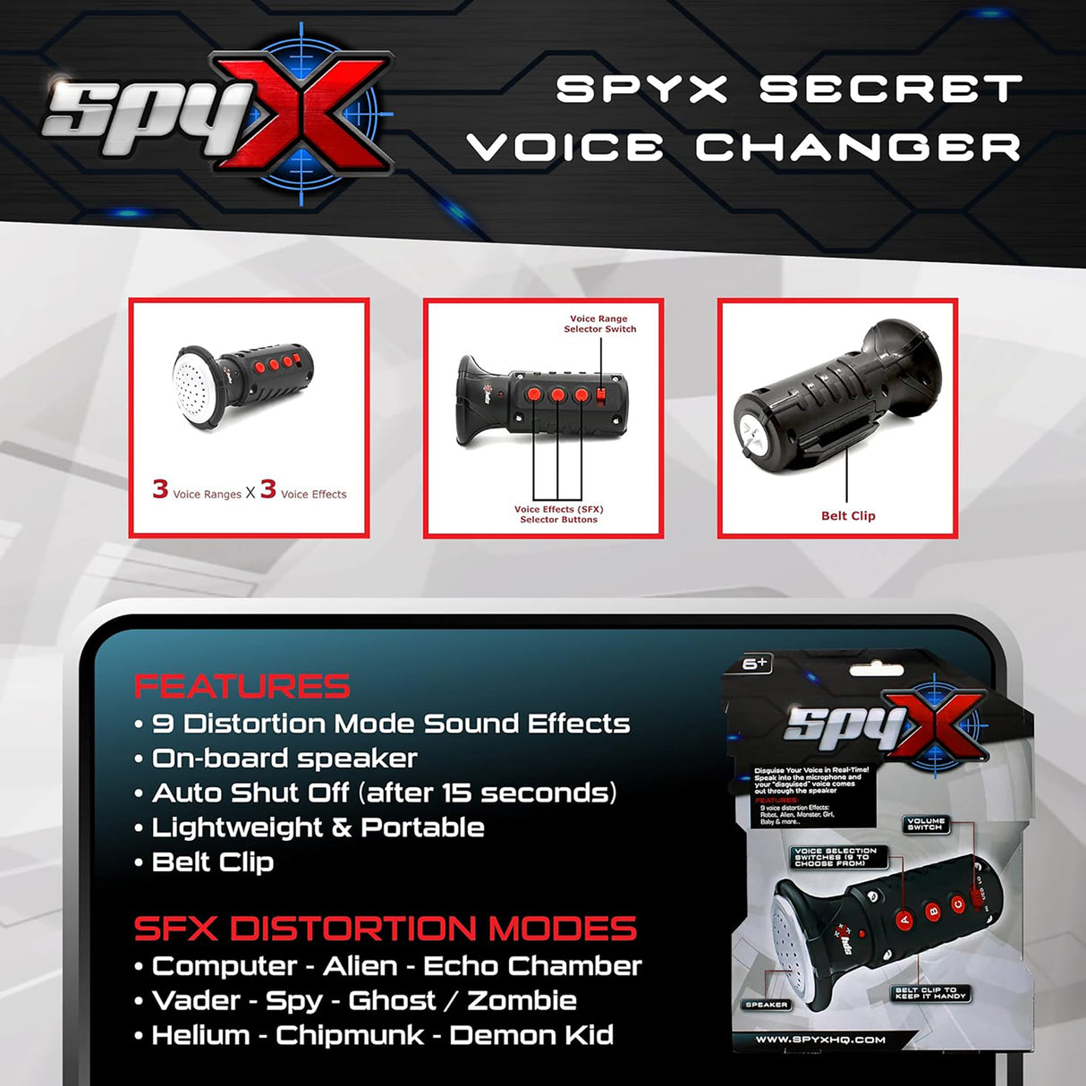 SpyX Secret Voice Changer