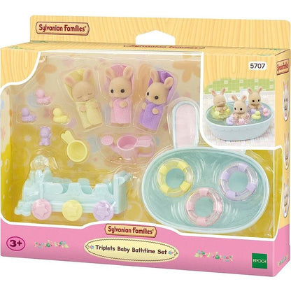 Sylvanian Families Triplets Baby Bathtime Set