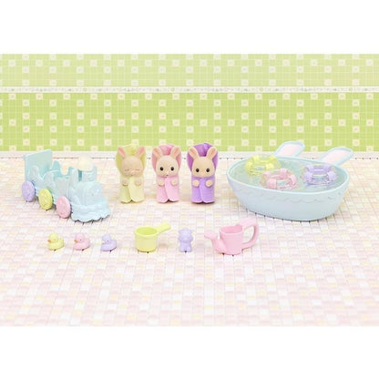 Sylvanian Families Triplets Baby Bathtime Set