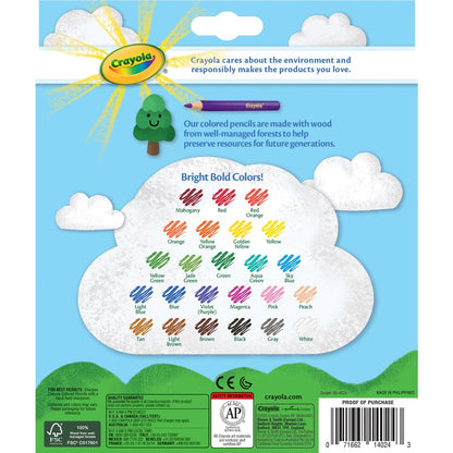 Crayola Full Size Coloured Pencils 24 Pack