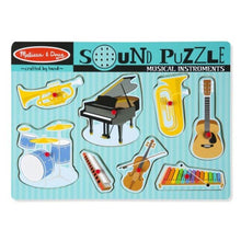 Melissa & Doug Musical Instruments Sound Puzzle 8 Pieces