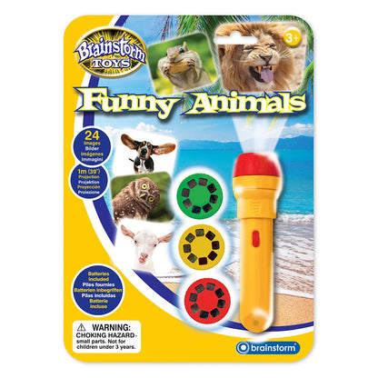 Brainstorm Funny Animals Torch & Projector