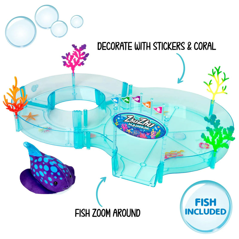 Zhu Zhu Aquarium Starter Playset with Fish