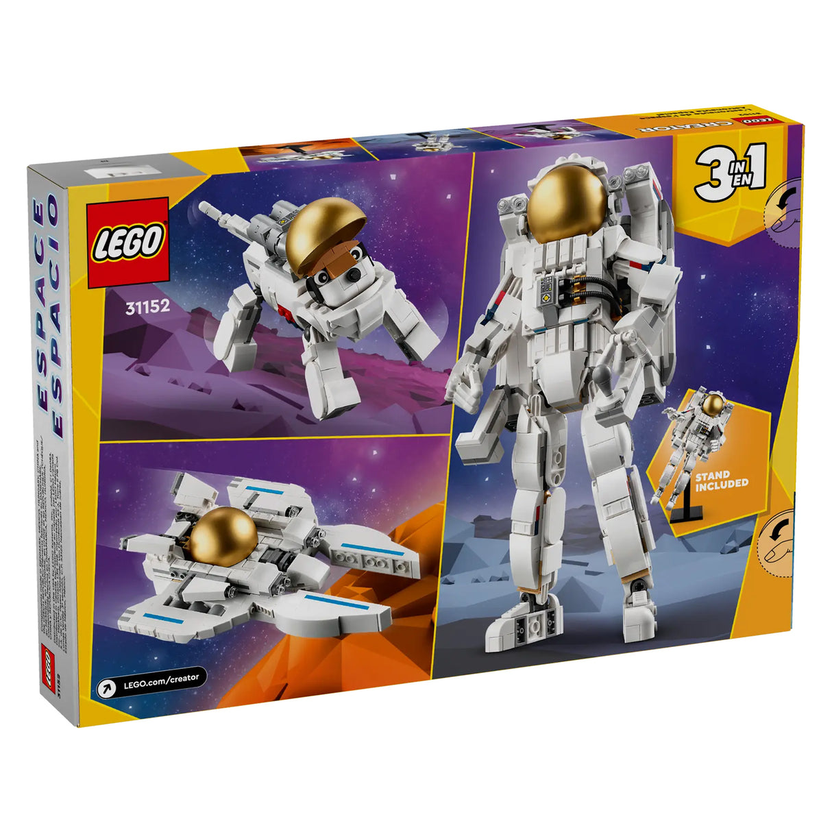 LEGO Creator Space Astronaut 31152, (647-pieces)