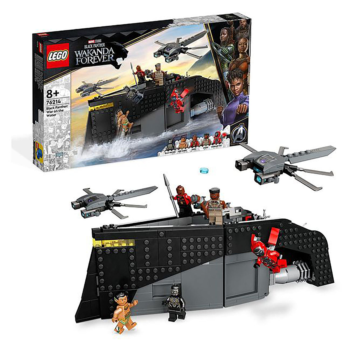LEGO Marvel Black Panther: War On The Water 76214