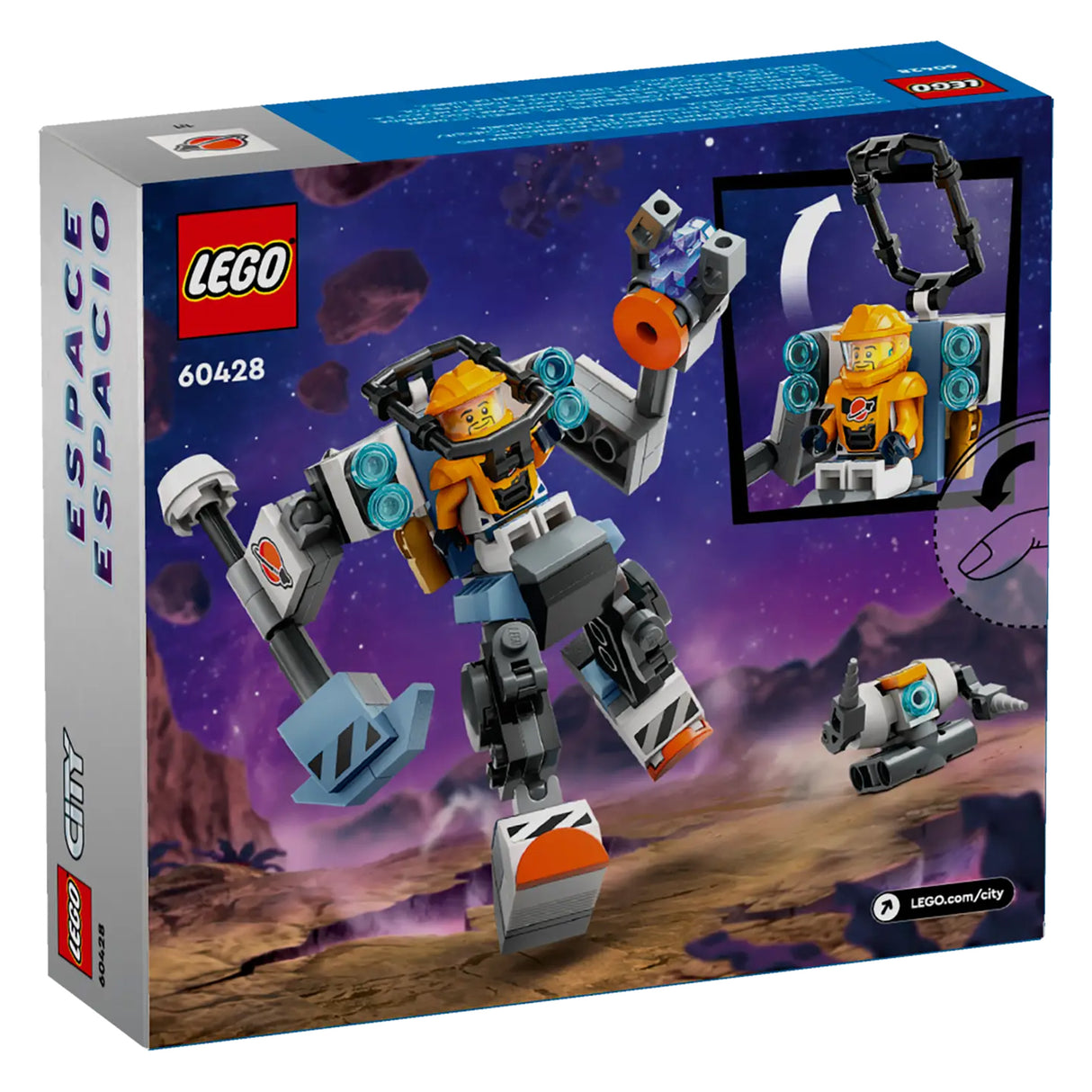 LEGO City Space Construction Mech 60428, (674-pieces)