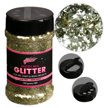 Illusions glitzy Mi X  Specialty glitter-glitz gold (113g)