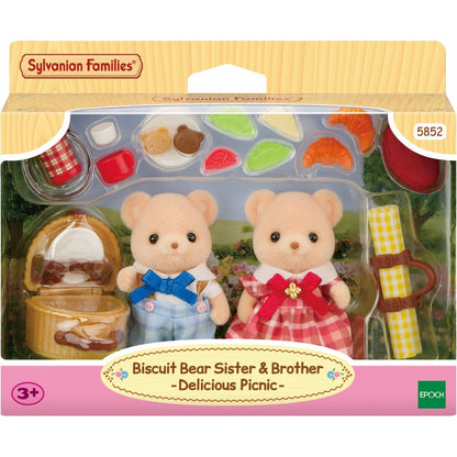 Sylvanian Families Biscuit Bear Sister & Brother