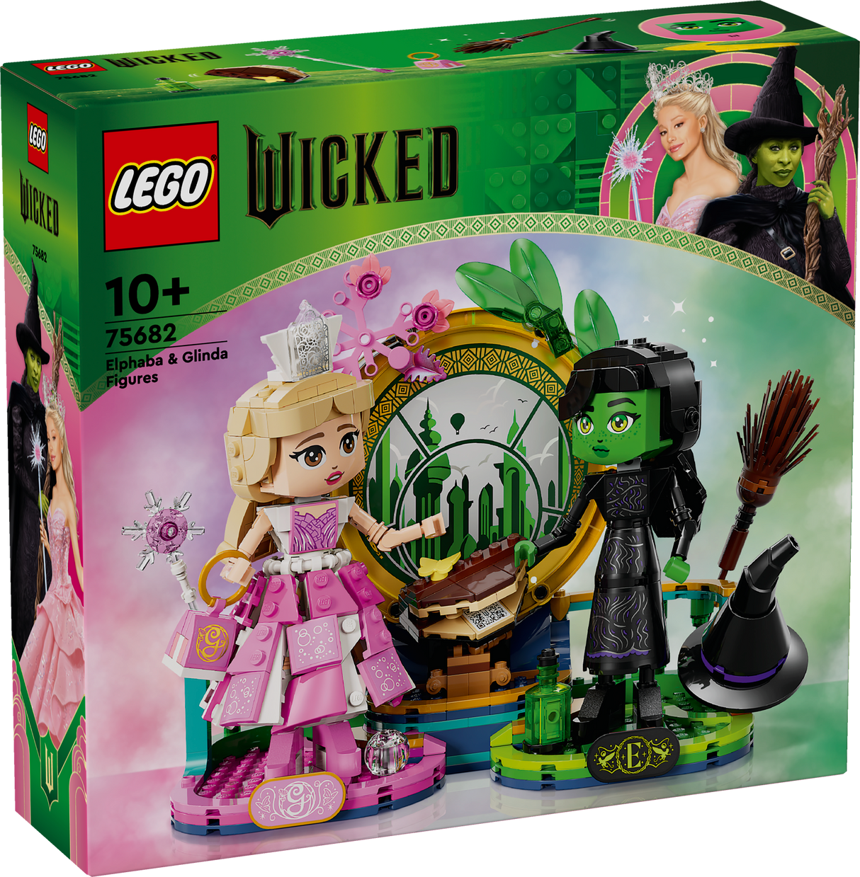 LEGO Wicked Elphaba & Glinda Figures 75682, (558-pieces)