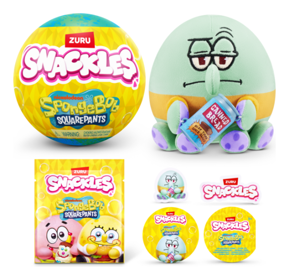 ZURU Snackles 5" Capsule Spongebob Squarepants assorted