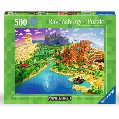 Ravensburger World of Minecraft 500 Puzzle 500 Pieces