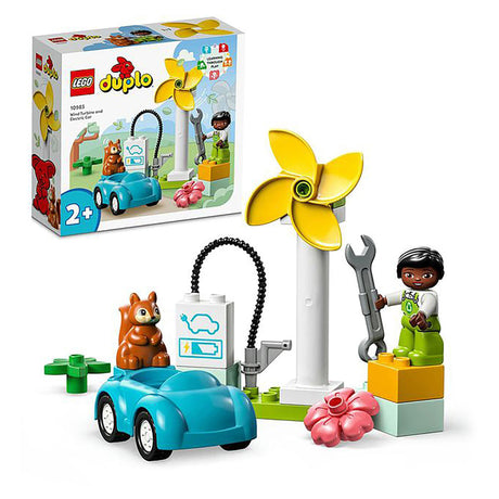 LEGO DUPLO Wind Turbine and Electric Car 10985 (16 pieces)