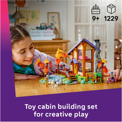LEGO Friends Cozy Fall Forest Cabin 42705