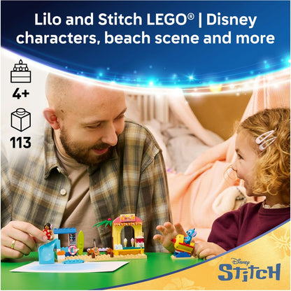 LEGO Disney Beach Fun with Lilo & Stitch 43280