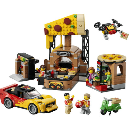 LEGO City Pizza Delivery Experience with Vehicles 60496