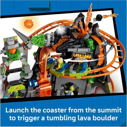 LEGO City Lava Land Roller Coaster Park 60501