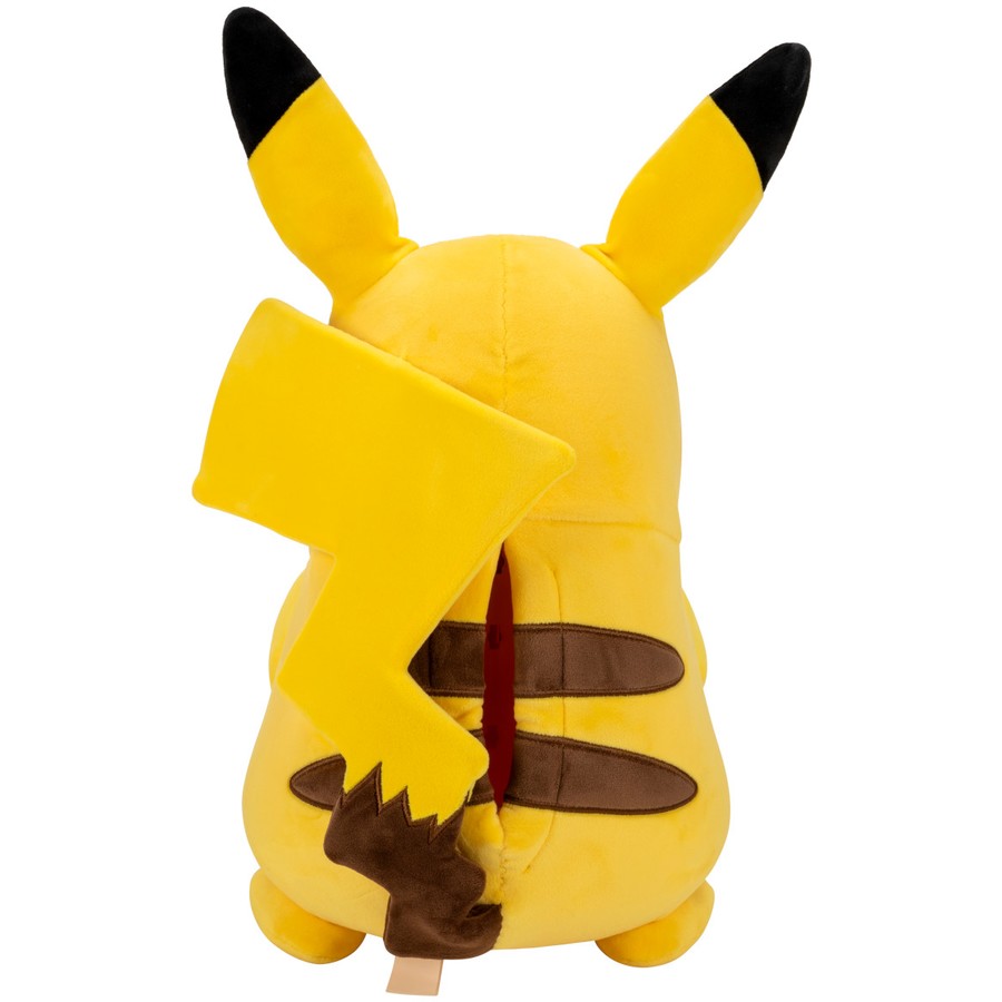Pokemon Puppetronic Plush Pikachu from behind