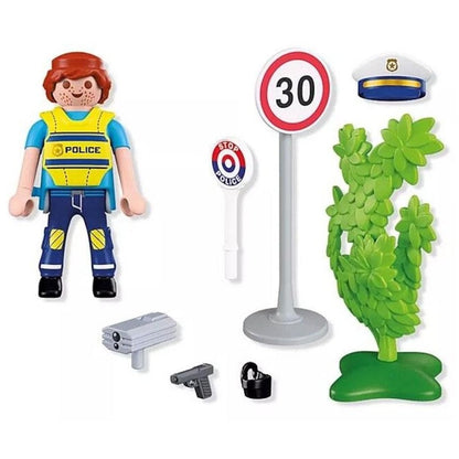 Playmobil Police officer with speed detector