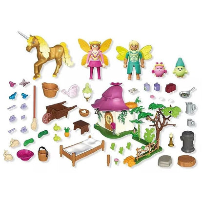 Playmobil Fairy Home with Golden Unicorn