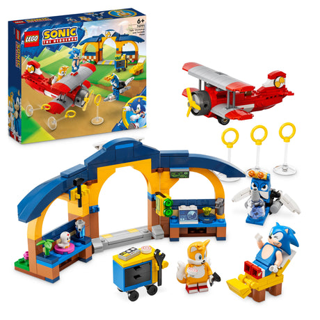 LEGO Sonic the Hedgehog Tails Workshop and Tornado Plane 76991 (376 pieces)