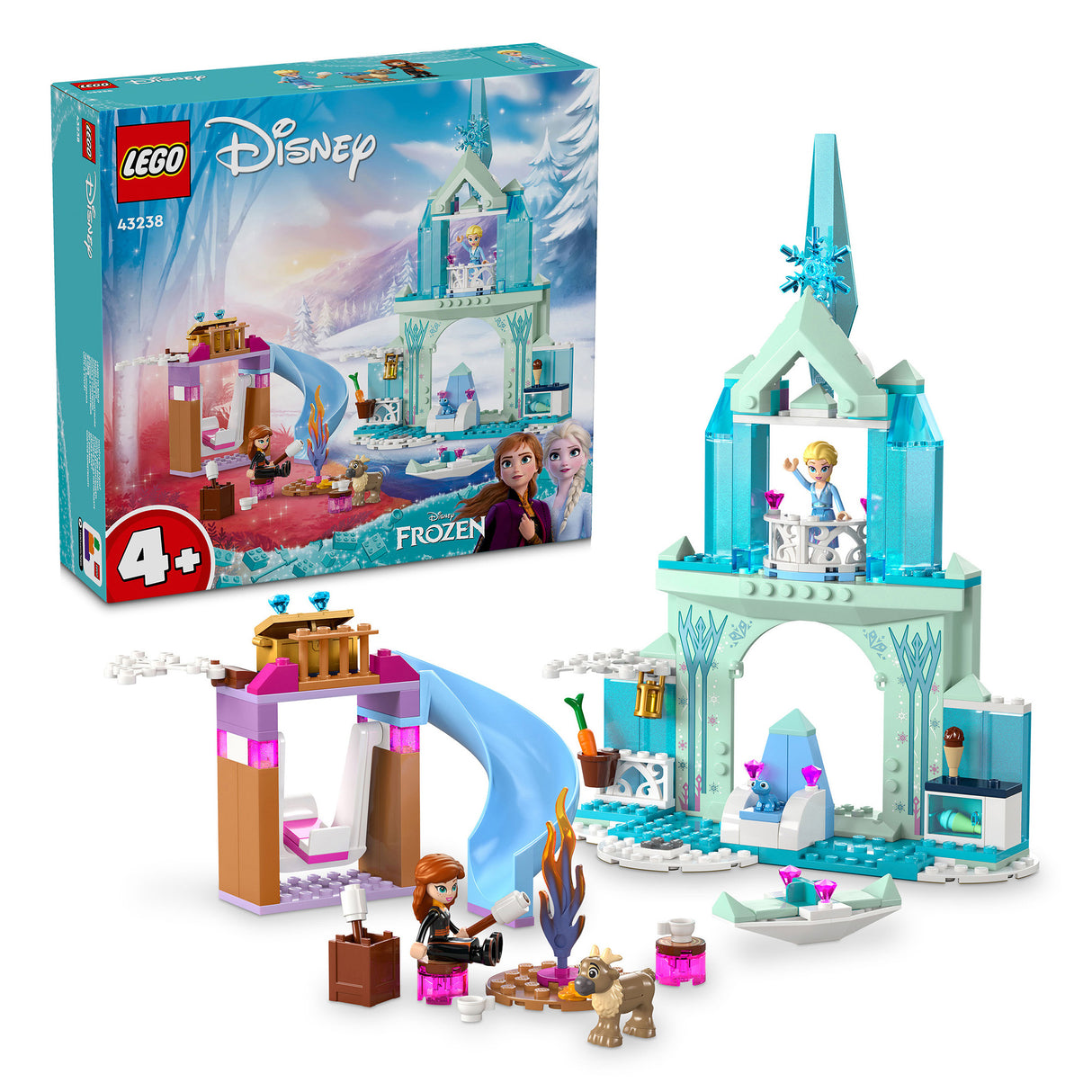 LEGO Disney Princess Elsa's Frozen Castle 43238, (163-pieces)