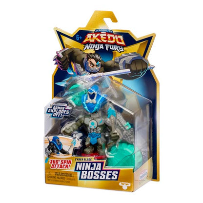 Akedo S7 W1 Ninja Fury Mega Ninja Bosses Cyber Blade