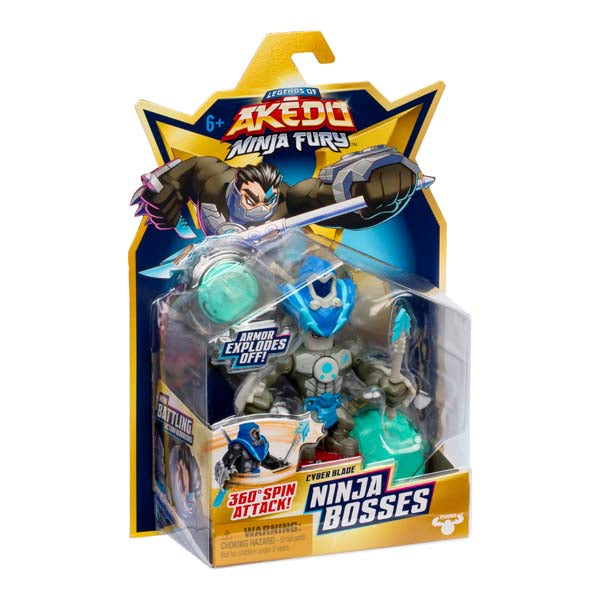 Akedo S7 W1 Ninja Fury Mega Ninja Bosses Cyber Blade