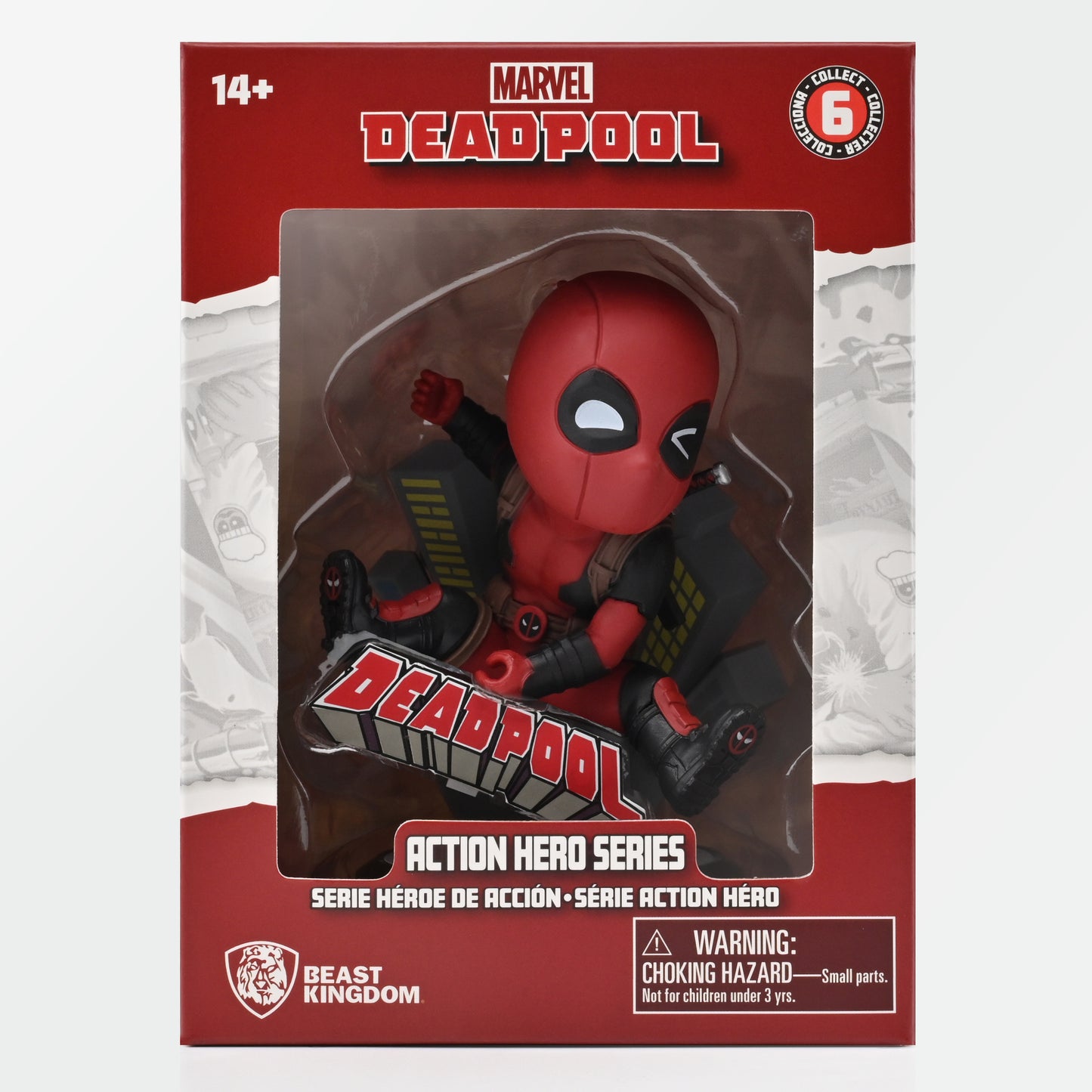 Yume Hero Box Deadpool - Action Hero Series Deadpool With City And Camera