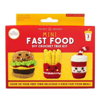 Gift Republic Pocket Crochet Crafts Fast Food