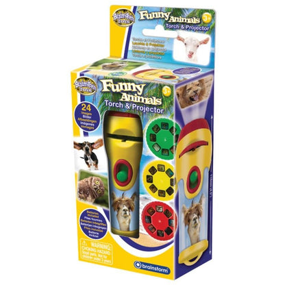 Brainstorm Funny Animals Torch & Projector