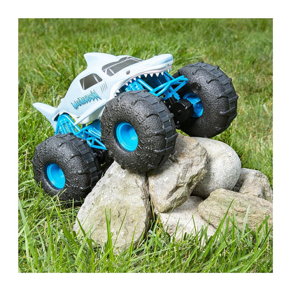 Monster Jam Official Megalodon Storm All-Terrain Remote Control 1/15 Scale Monster Truck