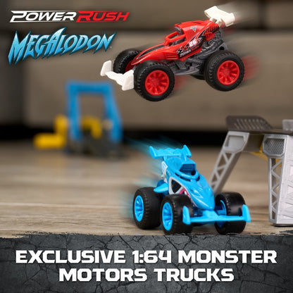 Monster Jam 1:64 Monster Motor Rev-up Raceway Playset