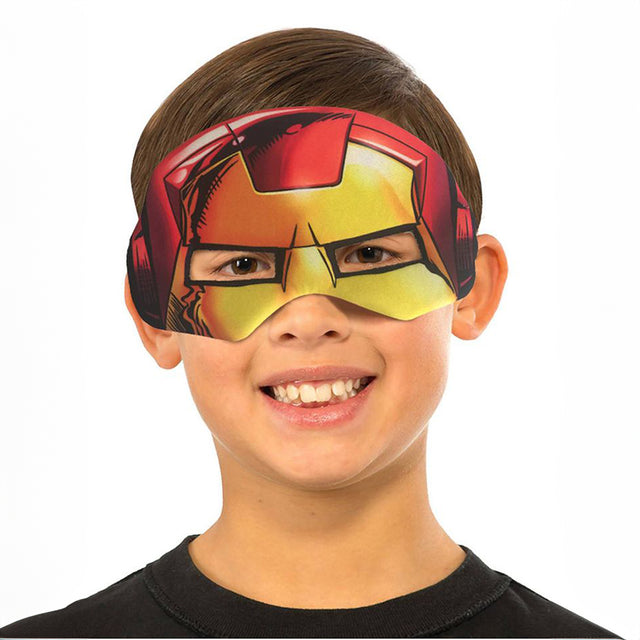 Rubies Iron Man Plush Eye Mask, Red (Child)