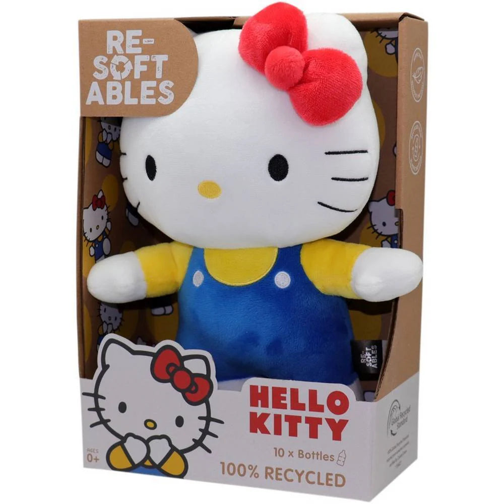 Hello Kitty Resoftables 10" S2  Blue Overalls