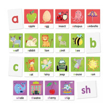 Montessori Flashcards Tactile and Phonics Alphabet