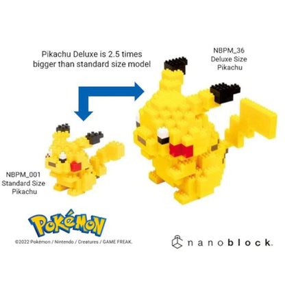 nanoblock Pocket Monster Pikachu DX Nbpm 036 (130 pieces)