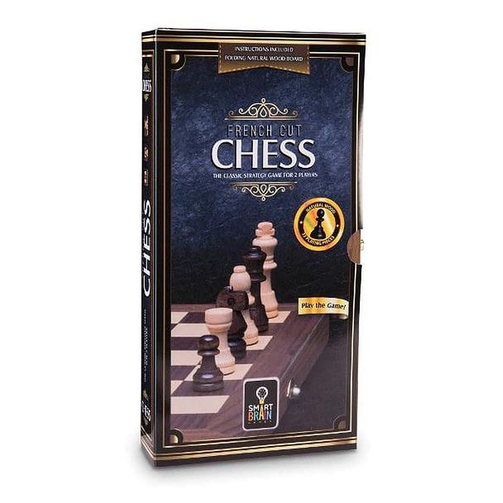 Smart Brain French Cut Chess Set with Board (30 cms)