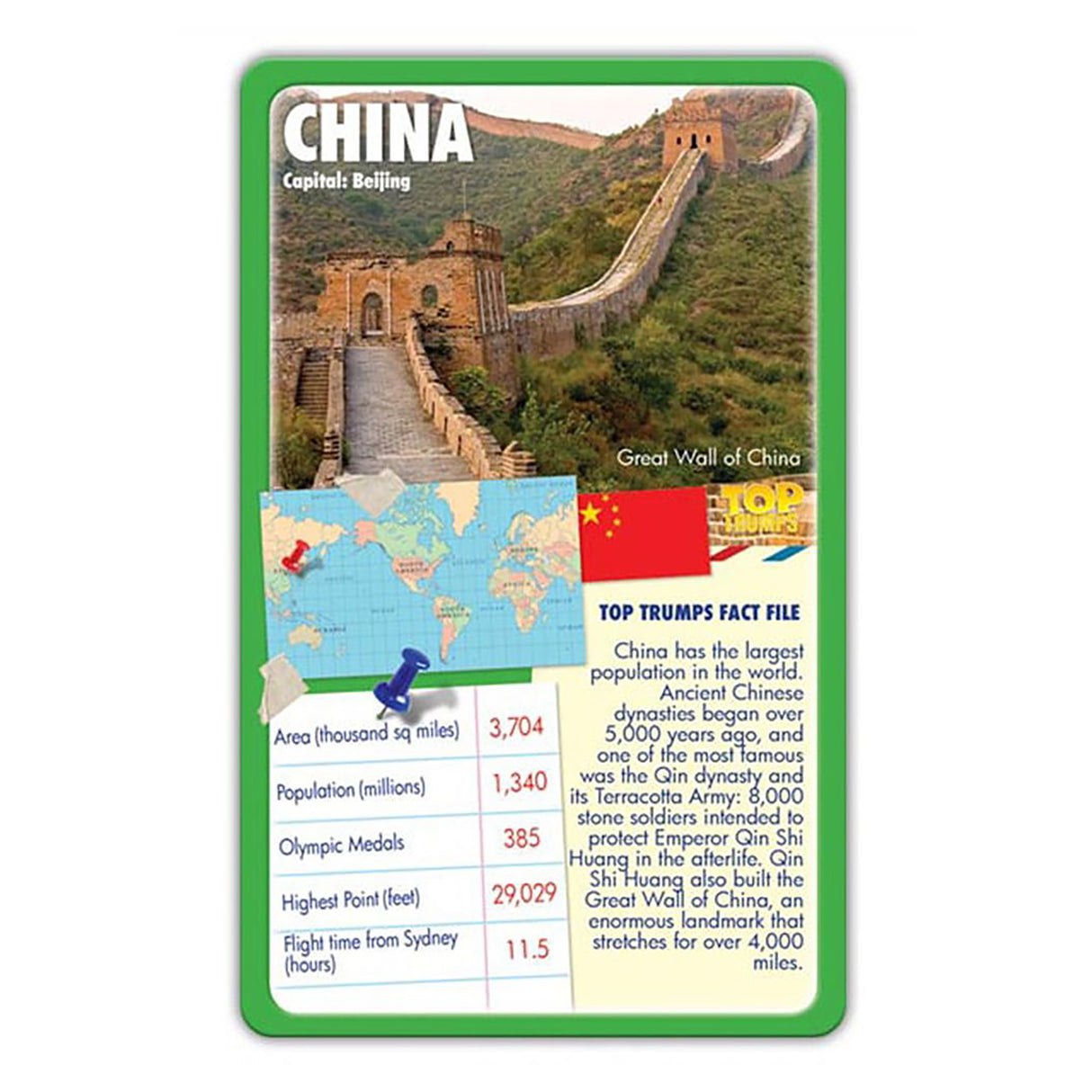 Top Trumps Countries of The World Card Game