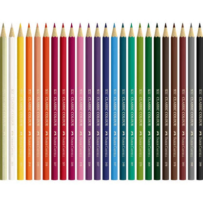 Faber-Castell Classic Colour Pencil Pack of 24