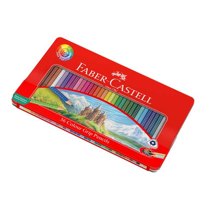Faber-Castell Grip Colour Pencils Tin of 36