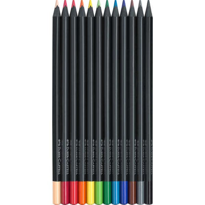 Faber-Castell Black Edition Colour Pencils Pack of 12