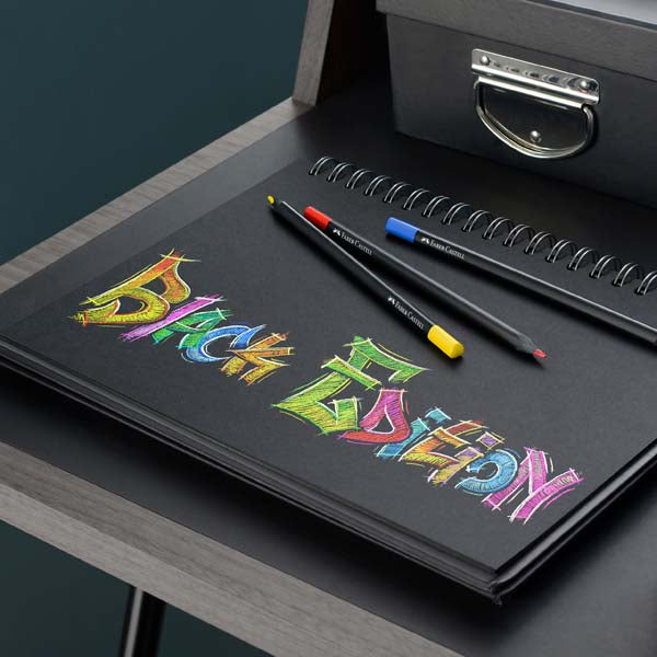Faber-Castell Black Edition Colour Pencils Pack of 12