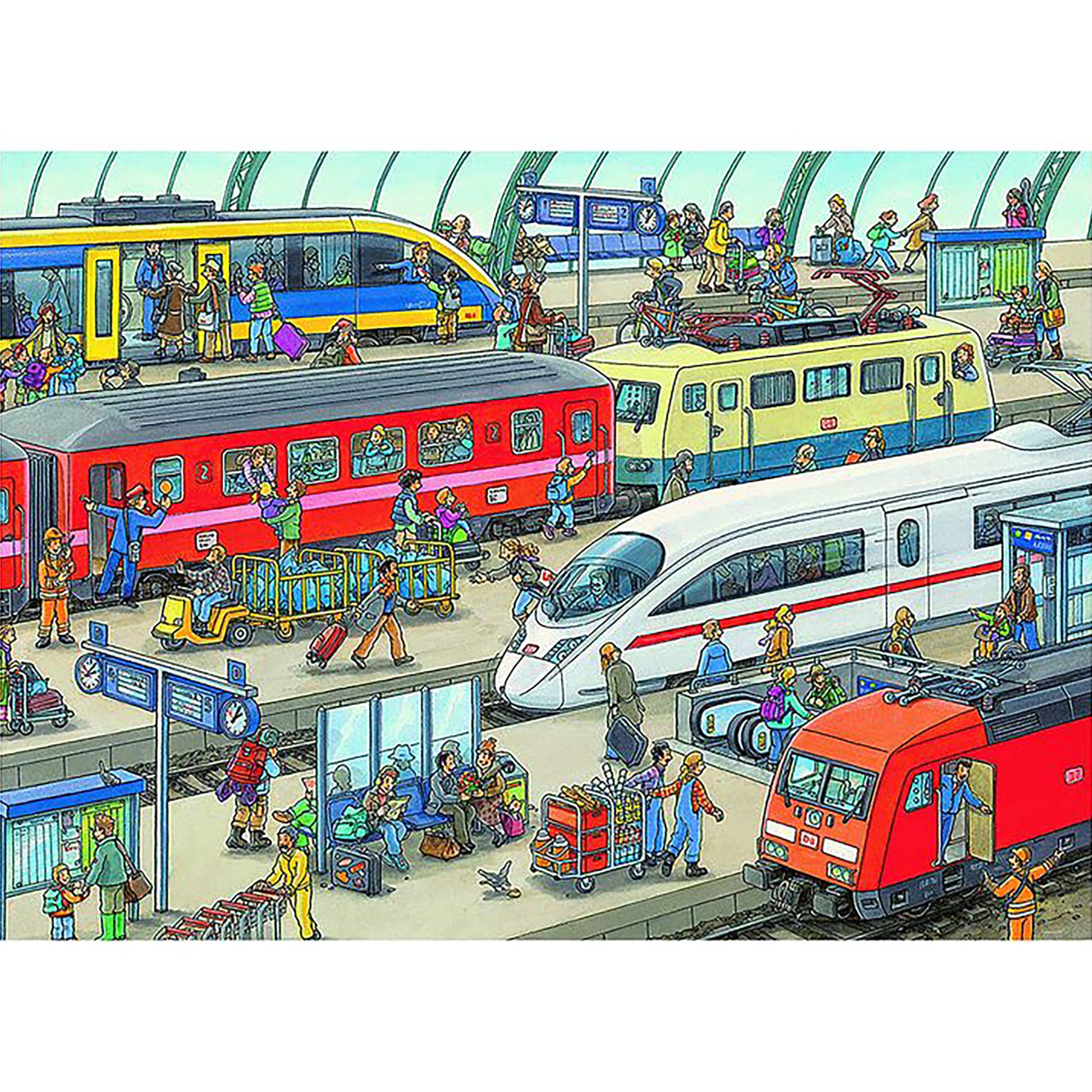 Ravensburger Railway Station Jigsaw Puzzle (60 pieces)