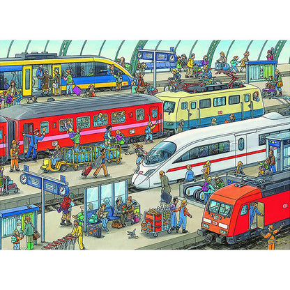 Ravensburger Railway Station Jigsaw Puzzle (60 pieces)